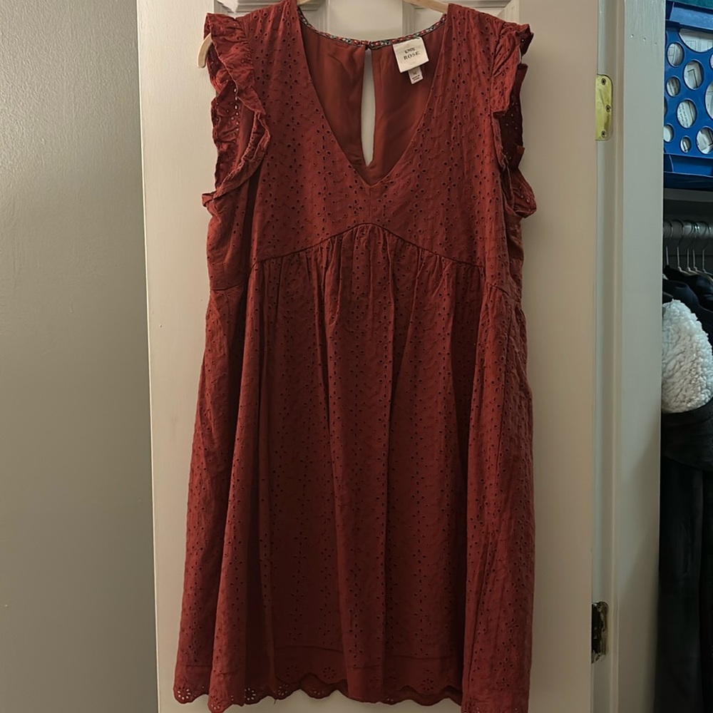Orange dress (dark orange)